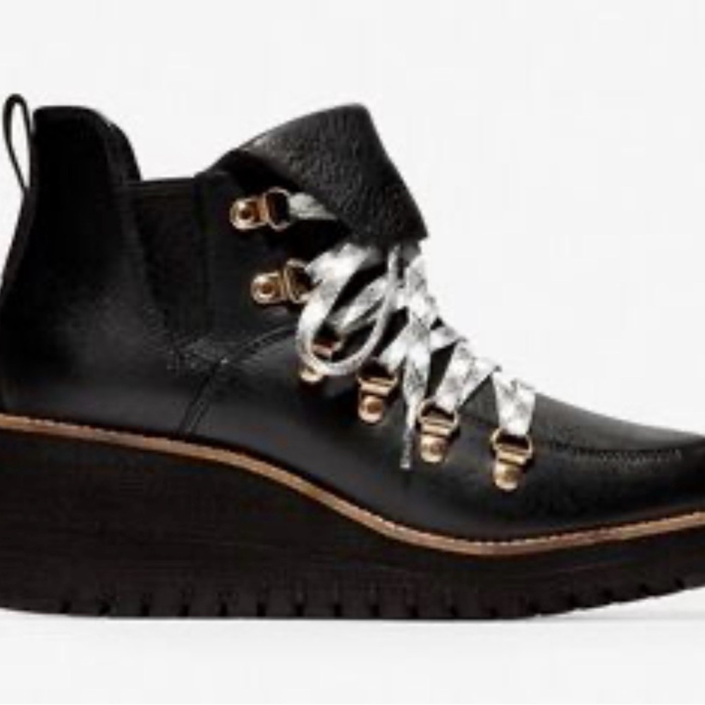 Cole Haan Zerogrand Wedge Hiker Boots - Picture 3 of 11